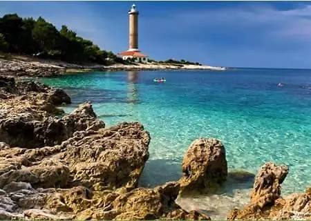 Apartment In With Sea View, Balcony, Washing Machine 882-1 Veli Rat